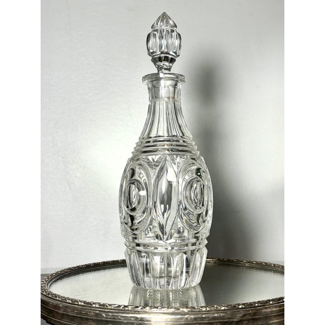 Crystal Decanter – Montcenis (Baccarat/Saint-Louis) – c. 1820–1830 Experience the refined elegance of early 19th-century...
