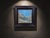 Mountain Landscape Painting Antique Alpine oil painting featuring a mountain landscape, framed in rich dark wood; an ideal...