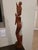 Vintage Mid-Century Balinese Modernist 23.5-Inch Temple Maiden With Lotus For Sale - Image 4 of 12