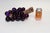 Purple Mid-Century Modern Purple Lucite Acrylic and Driftwood Grape Cluster Centerpiece For Sale - Image 8 of 14