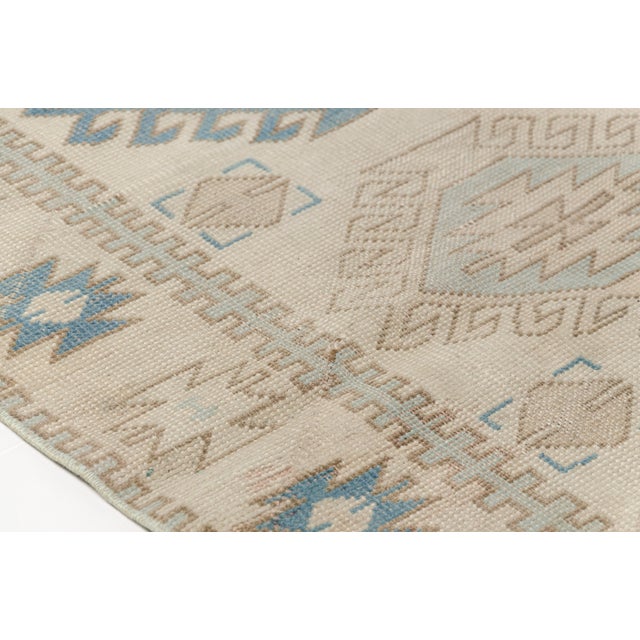 Mid 20th Century Greometric Anatolian Kurdish Carpet For Sale - Image 10 of 10