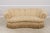 Traditional Century Channel Back Upholstered Damask Sofa For Sale - Image 3 of 17