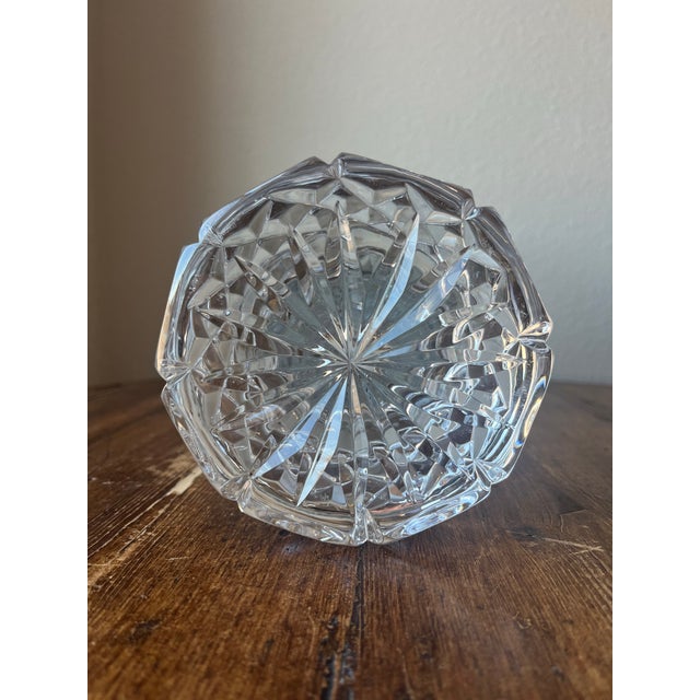 Late 20th Century Rogaska Crystal Gallia Pattern Vase For Sale - Image 11 of 12