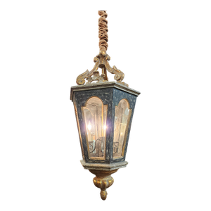 Large Green and Gold Lantern
