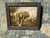 1980’s Vintage Maitland-Smith oil on wood Safari paintings with bronze metal frames. Stickered and numbered.