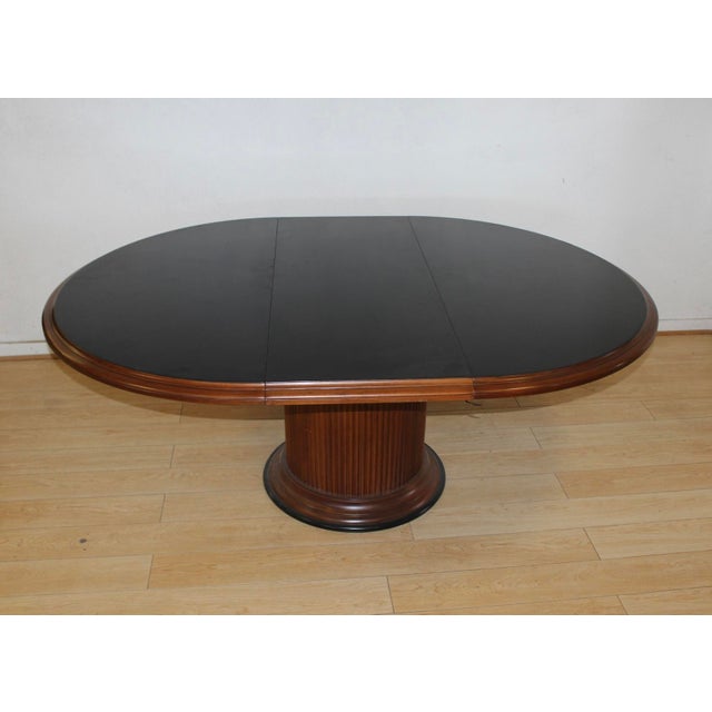 Art Deco Style Round Table by Grange, 1980 For Sale - Image 6 of 12
