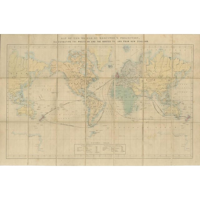 World Mail and Passenger Routes to New Zealand, 1883 For Sale - Image 3 of 12