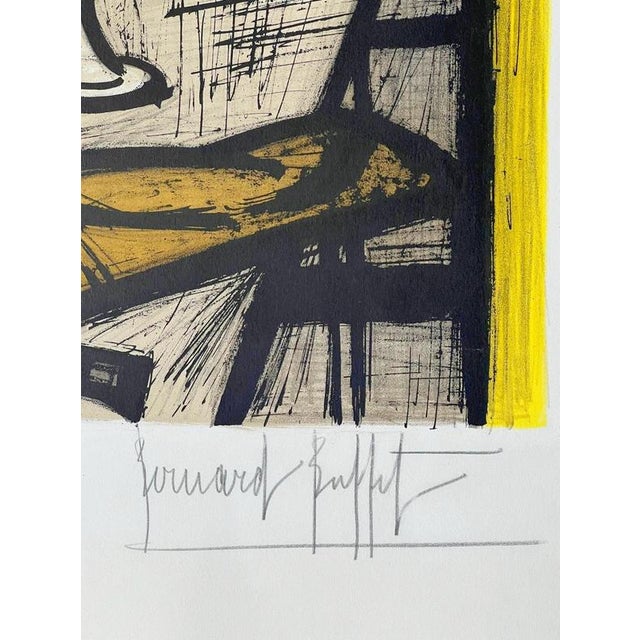 Bernard Buffet, Bread and Wine, 1964, Lithograph | Chairish