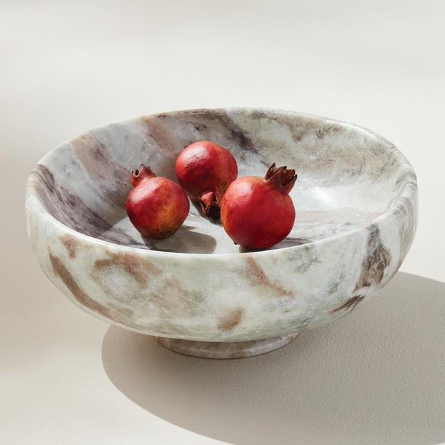 Stone Josephine Marble Footed Bowl For Sale - Image 7 of 7