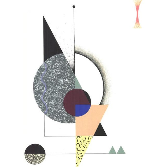 Contemporary Krista Rosenkilde Dirty Peach & Twilight, 2016 - Signed For Sale - Image 3 of 5