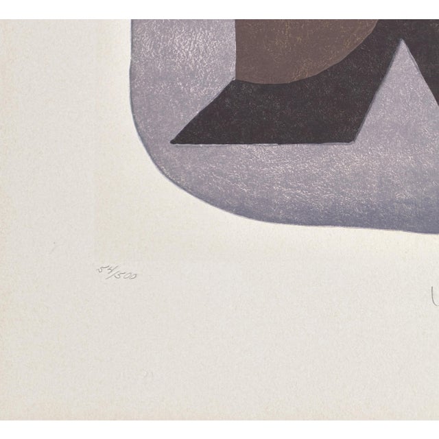 Cubism 1980s Pablo Picasso, Guitare Et Partition (Marina Picasso Estate Hand Signed Lithograph) For Sale - Image 3 of 4