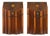 Early 20th Century Pair English Georgian Style Inlaid Mahogany Knife Boxes For Sale