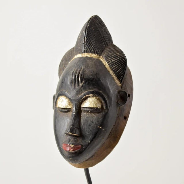 Early 20th Century Punu Mukudji Maiden Spirit Mask Gabon For Sale - Image 4 of 9