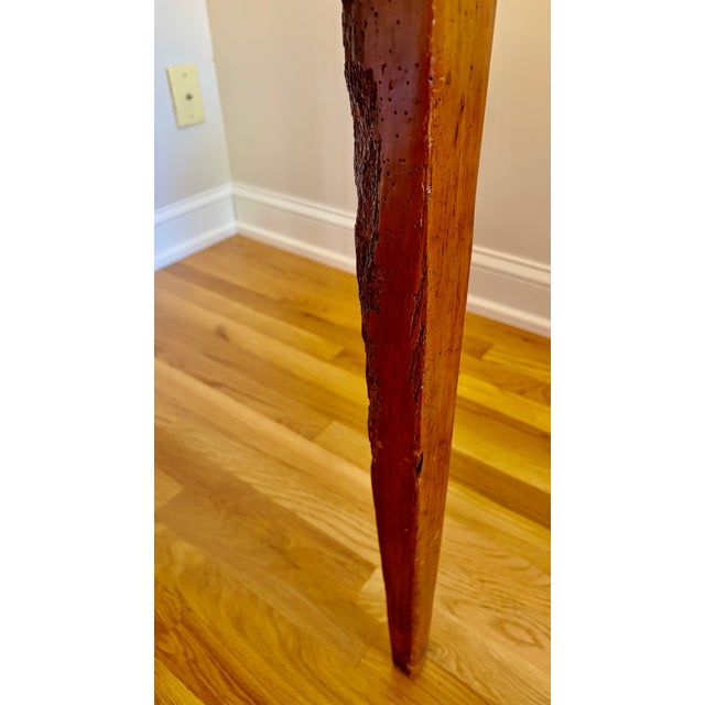 French Country French Cherry 18th Century Farm Table For Sale - Image 3 of 4