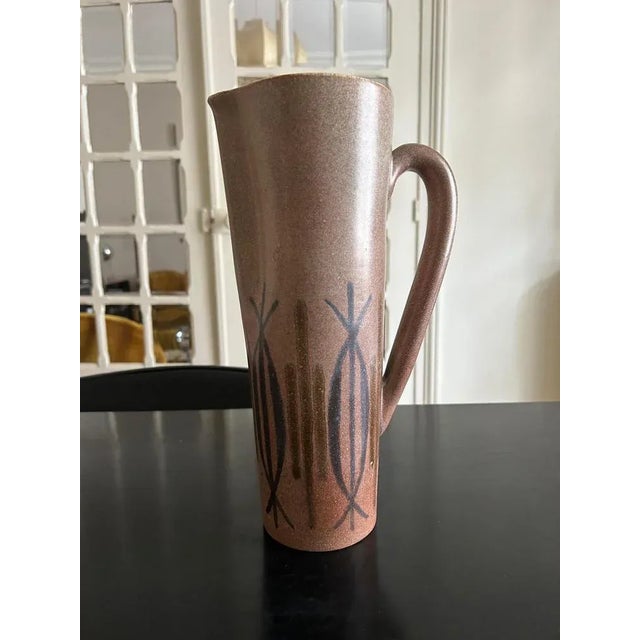 Ceramic pitcher from the 70s produced by Jean Pierre Farkas This piece has an attribution mark, I am sure that it is...