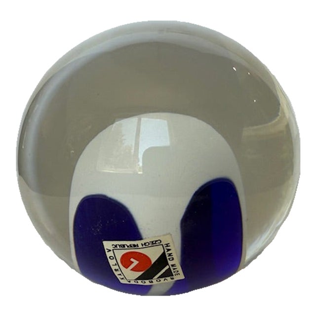 Post-Modern Art Glass Paperweight / Sculpture by Svoboda Karlov For Sale