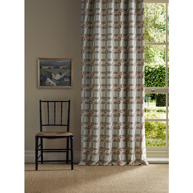 This check named for its association with the horticultural garden at Wisley makes charming reference to the stylised...