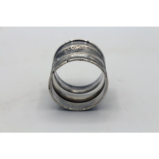 Circa 1860 Coin Silver Napkin Ring For Sale In Raleigh - Image 6 of 8