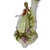 Antique Von Schierholz German Porcelain Courtly Lady Figural Candlestick With Applied Roses and Leaves . Dresden Style For Sale - Image 4 of 16