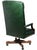 Late 20th Century Exceptional Judge Style High Back Swivel Tilt Leather Desk Chair For Sale - Image 11 of 17