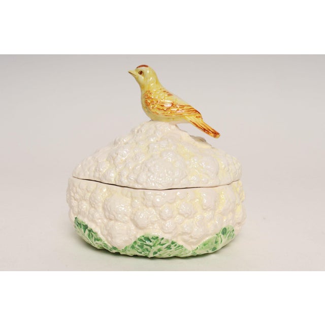 Mid-Century Modern Vintage Ceramic "Caulibird" Lidded Dish / Vide Poche by Gloria Vanderbilt for Sigma Taste Setter For Sale - Image 3 of 14