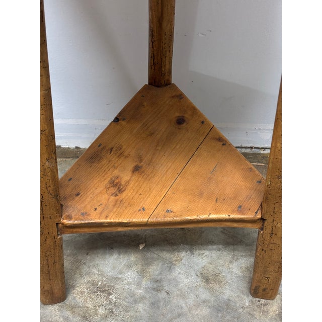 19th Century 19th Century English Pine Cricket Table For Sale - Image 5 of 9