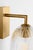 Contemporary Hable by Visual Comfort Studio Serafina Vanity Sconce in Satin Brass Gold Finish For Sale - Image 3 of 5