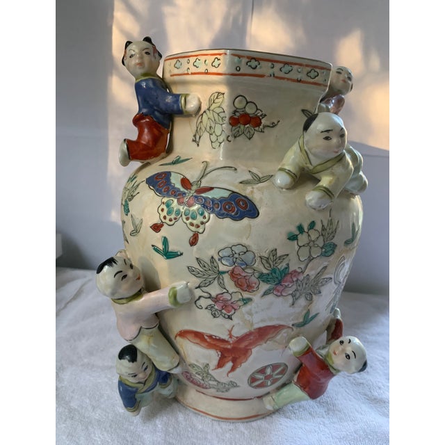 Antique Chinese Porcelain Fertility Vase Chairish