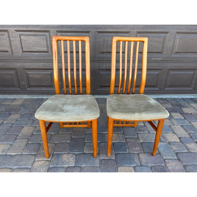 1960s Kai Kristiansen for Schou Andersen 170 Mid Century Danish Teak Highback Dining Chairs For Sale - Image 12 of 12