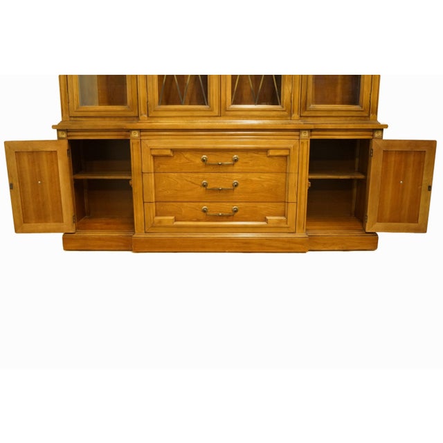 1960s Italian Thomasville Furniture Milano Collection 70" Illuminated