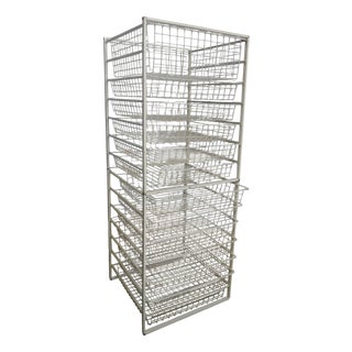 Display Stand with 13 Drawers from Elfa, 1970s For Sale