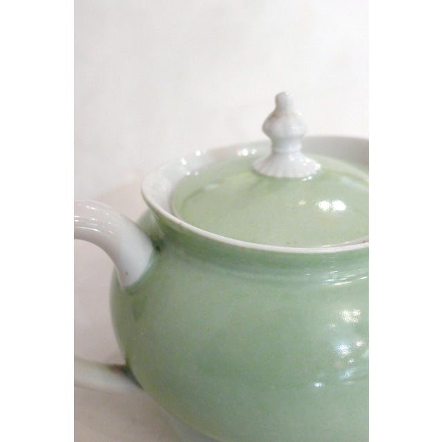 Small Antique Porcelain Teapot by Jean Pouyat, Limoges, France, 1890s For Sale - Image 12 of 13