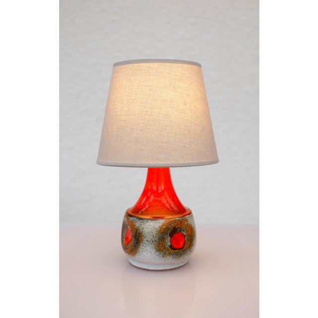 Mid-Century Modern Pottery Lamp from Tilgmans, 1970s For Sale - Image 15 of 15
