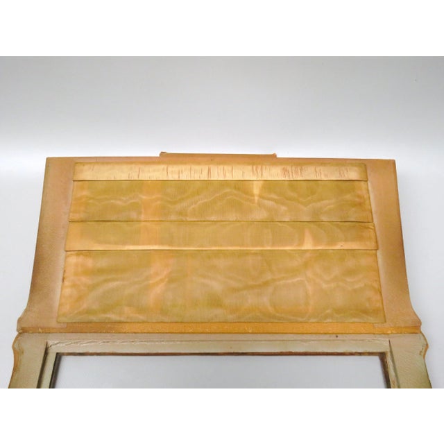 Art Nouveau Picture Frame in Vulcanized Fibre For Sale - Image 17 of 18