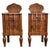 Small Art Deco Nightstands in Walnut Burl and Marble, Italy, 1920s, Set of 2 For Sale - Image 16 of 16
