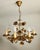 Hollywood Regency Eight-Light Floral Chandelier in Hand-Forged Dark Gilt Metal, Germany, 1960s For Sale - Image 17 of 18