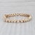 3ctw Diamond Tennis Bracelet 14k Yellow Gold 6.5" 4.4mm For Sale - Image 9 of 9