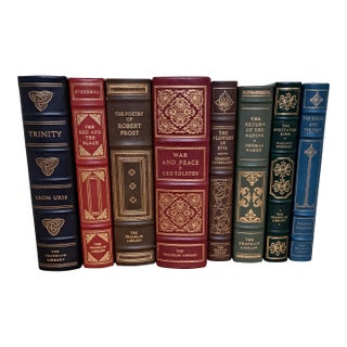 Franklin Library Vintage Leather Books Set of 8 For Sale