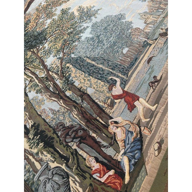 Aubusson Style Jacquard Tapestry, 1980s For Sale - Image 17 of 18