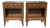 Mid Century Solid Walnut Nightstands - Pair For Sale