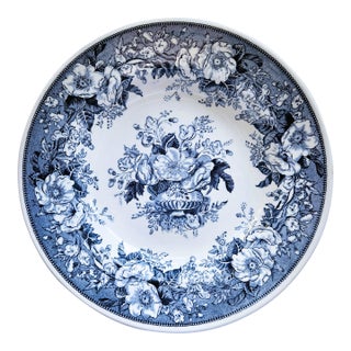 Royal Sphinx Maastricht "Balmoral" Blue & White Soup Plate For Sale