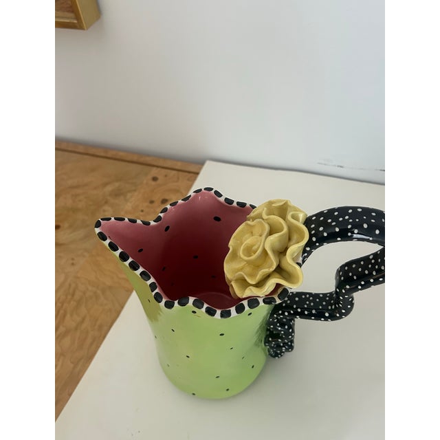 Ceramic 1990s Handmade Ceramic Serving Set For Sale - Image 7 of 8