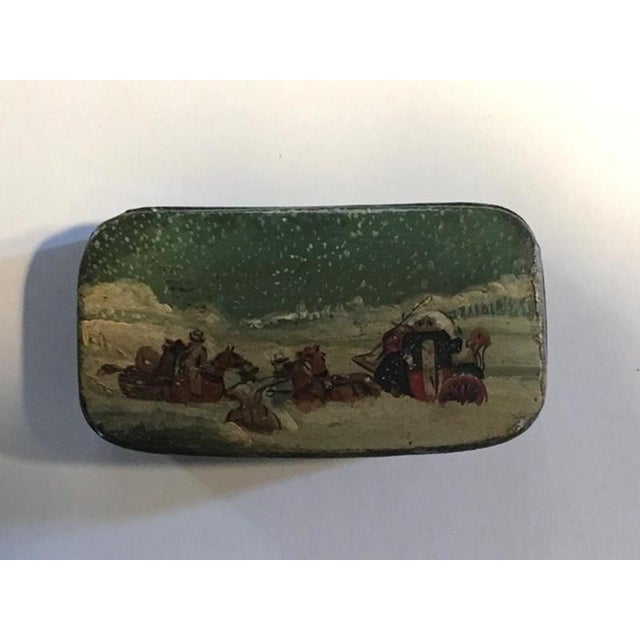 Baroque Wood Lacquered Boxes with Landscape Scenes, Set of 5 For Sale - Image 3 of 16