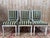 Louis XVI Style Chairs in Painted Wood and Striped Velvet, 1970s, Set of 6 For Sale - Image 10 of 10