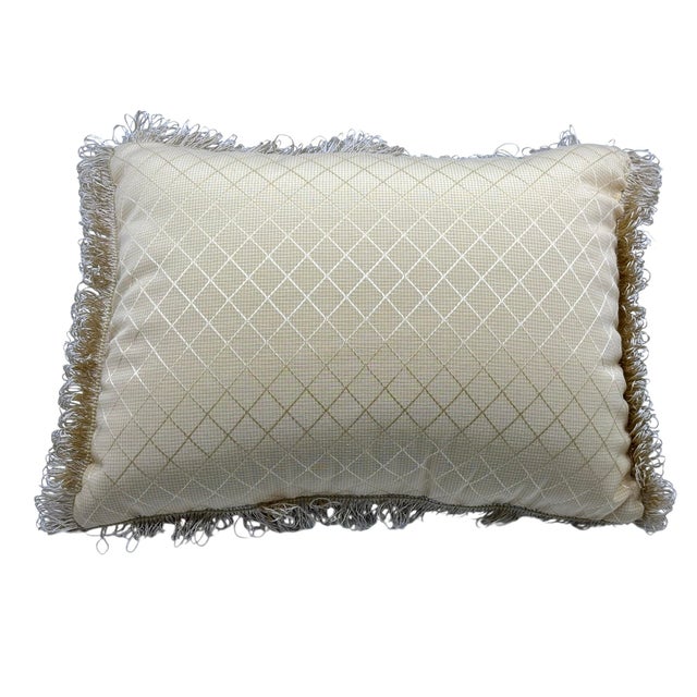 Vintage Floral Bow Wrapped Decorative Pillow For Sale - Image 12 of 12