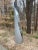 Roger Lecal 1980s Gaia Postmodern Silver Lipstick Full Length Floor Mirror For Sale - Image 4 of 7