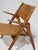 Mid-Century Modern CH28 Lounge Chair in Oak and Cognac Leather by Hans J. Wegner, Denmark, 1950s For Sale - Image 3 of 17