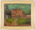 1960s Sirio Pellegrini, Villa, Oil Painting, 1960s For Sale - Image 5 of 5