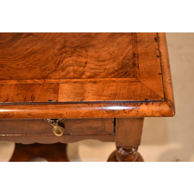 19th Century Burl Walnut Side Table For Sale - Image 9 of 11