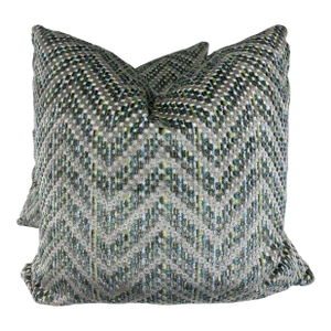Romo "Ortiz" in Jade Pillows- a Pair